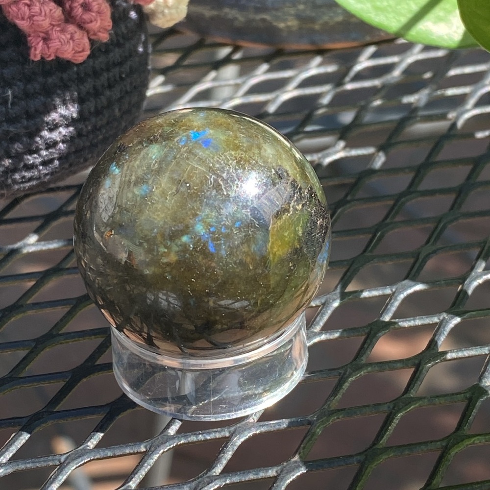 Labradorite Sphere - Picture 8 of 12